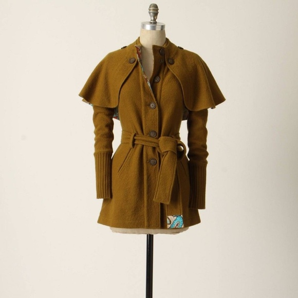 Anthropologie Jackets & Blazers - Anthropologie Cape Coat Cardigan by Sparrow Sz XL